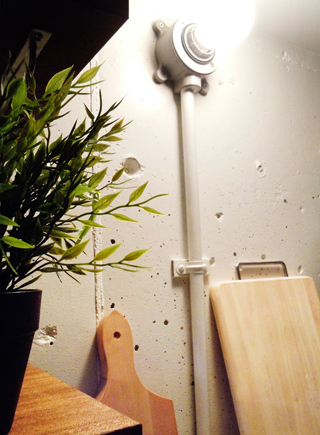 躯体現わし＋白塗装