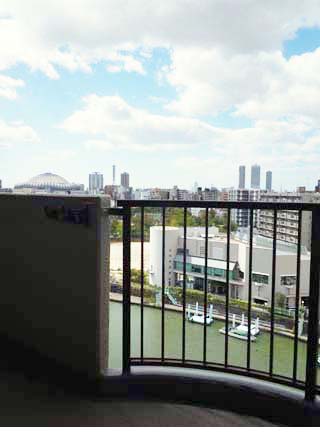 アーチ状の 手すり